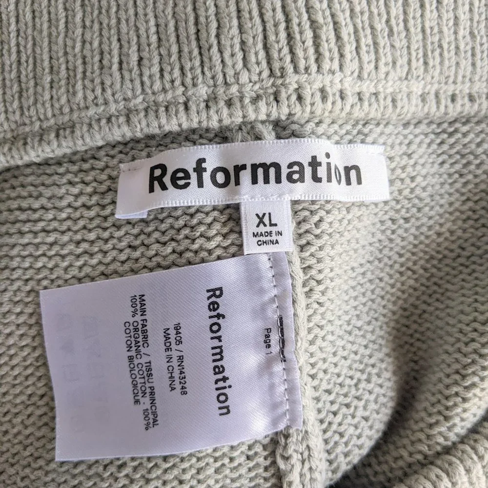 Reformation Roze Knitted High-Waist Shorts - Picture 7 of 7